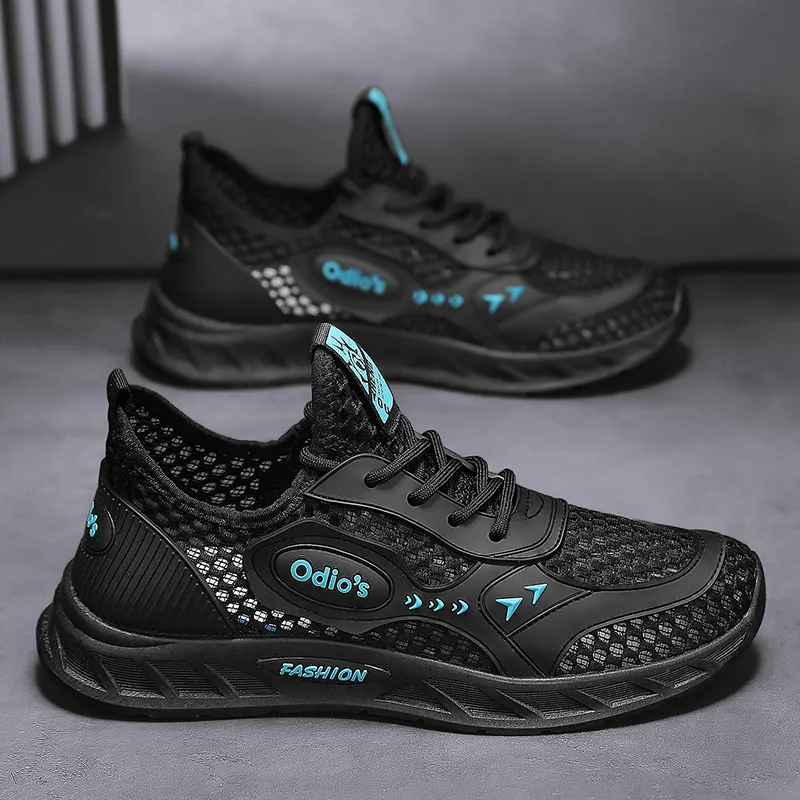 BINGO DUCK Slip Resistant Breathable Abrasion Resistant Low Top Casual Shoes Men's-15