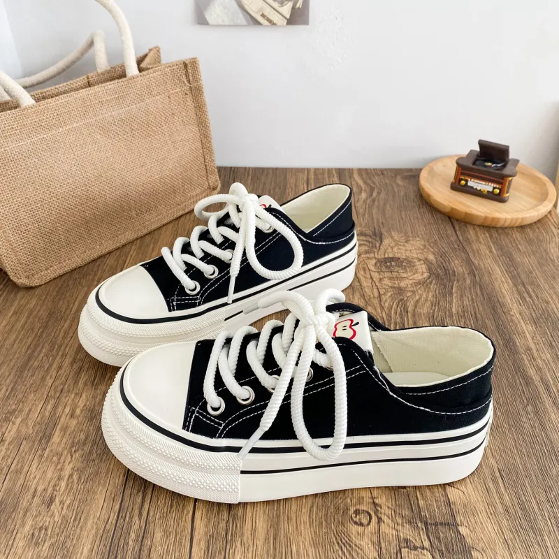 JimiXiong Low Top Canvas Shoes Women's-5