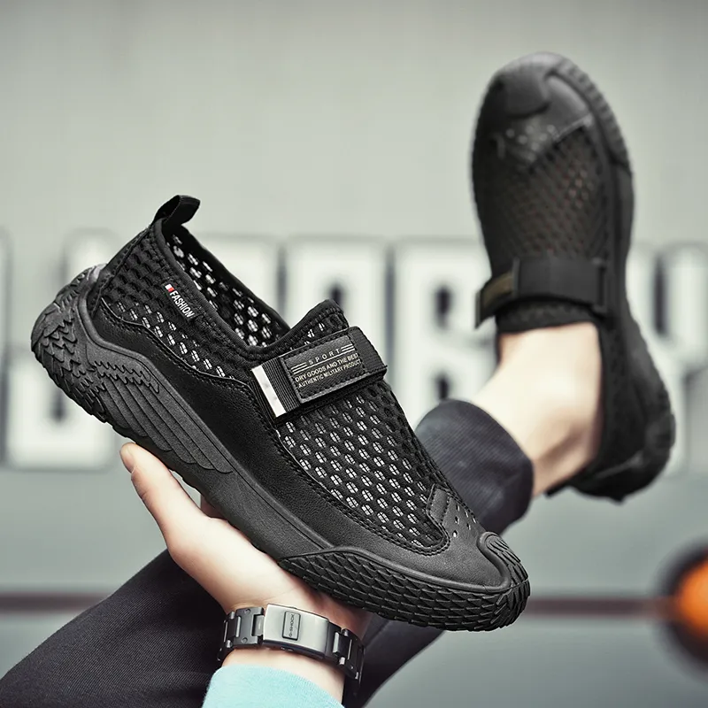 BINGO DUCK Slip Resistant Low Top Casual Shoes Men's-2