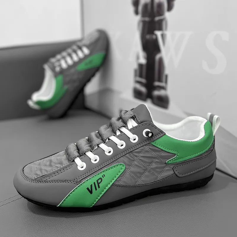 BINGO DUCK Shock Absorbers Slip Resistant Breathable Low Top Casual Shoes Men's-16