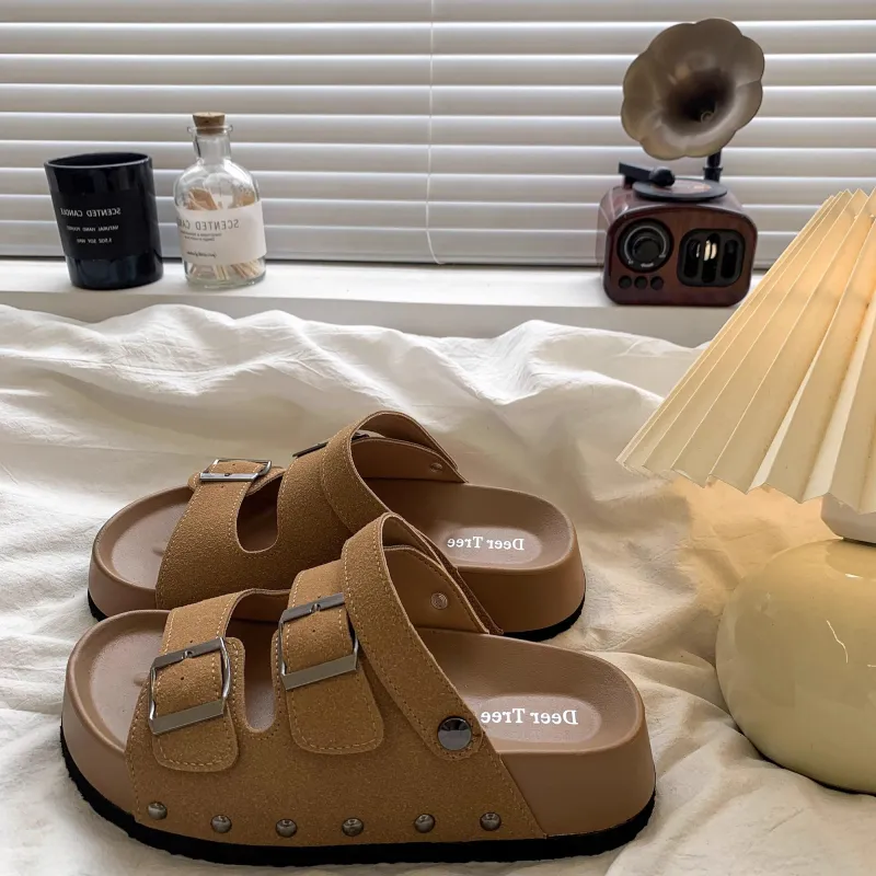 BINGO DUCK Odor Resistant Slide Slippers Women's-20
