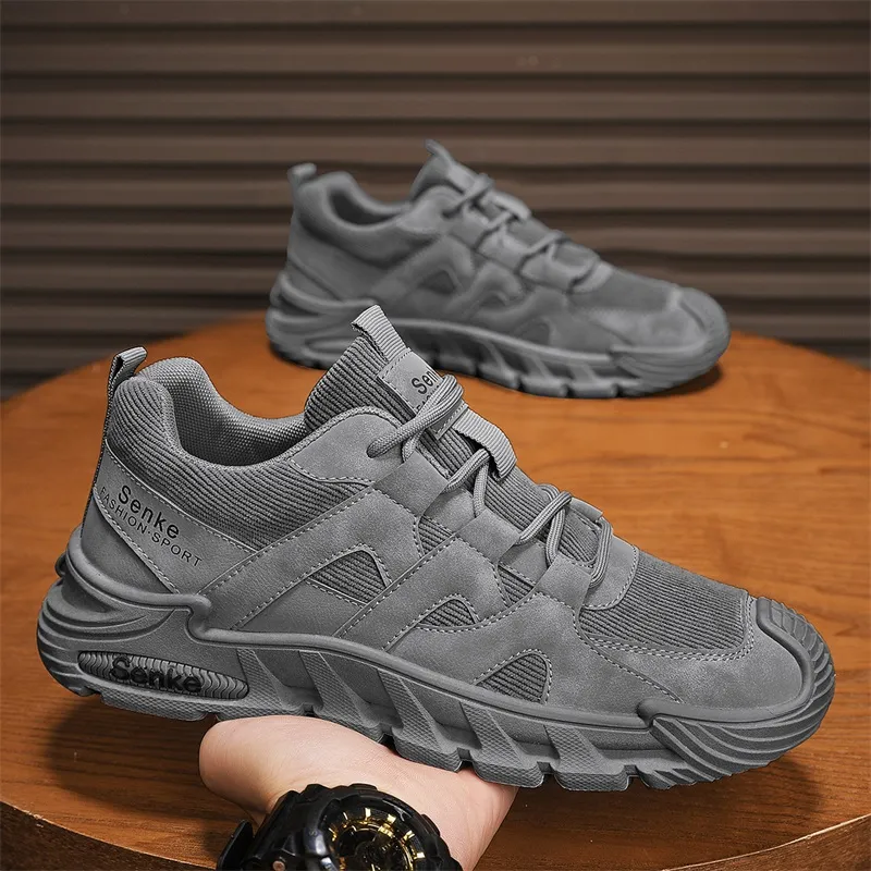 BINGO DUCK Slip Resistant Low Top Casual Shoes Men's-4