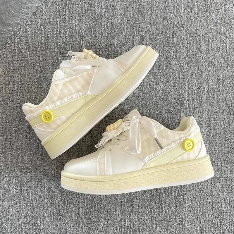 BINGO DUCK Slip Resistant And Breathable Low Top Skateboard Shoes Women's-18