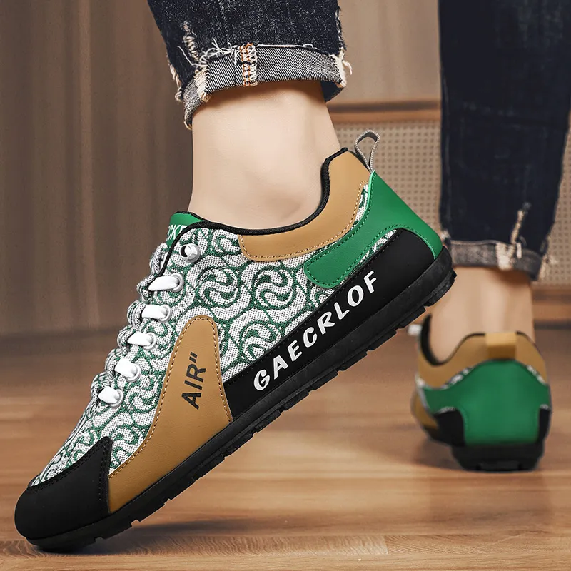 BINGO DUCK Slip Resistant Low Top Casual Shoes Men's-4