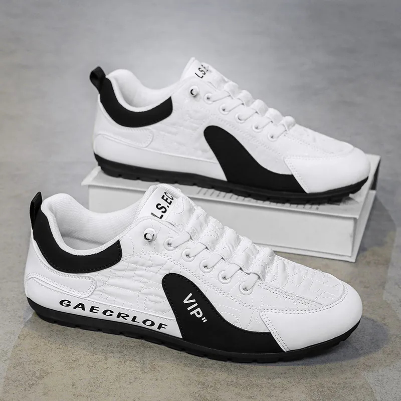 BINGO DUCK Slip Resistant Low Top Skateboard Shoes Men's-9