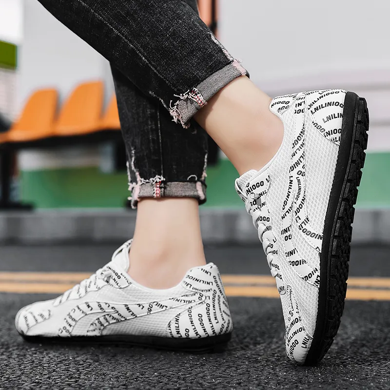 BINGO DUCK Slip Resistant Low Top Casual Shoes Men's-6