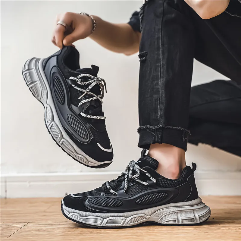 BINGO DUCK Coverage Mid Top Chunky Sneakers Men's-15