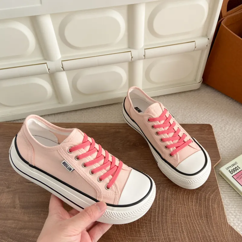 JimiXiong Breathable Low Top Canvas Shoes Women's-12