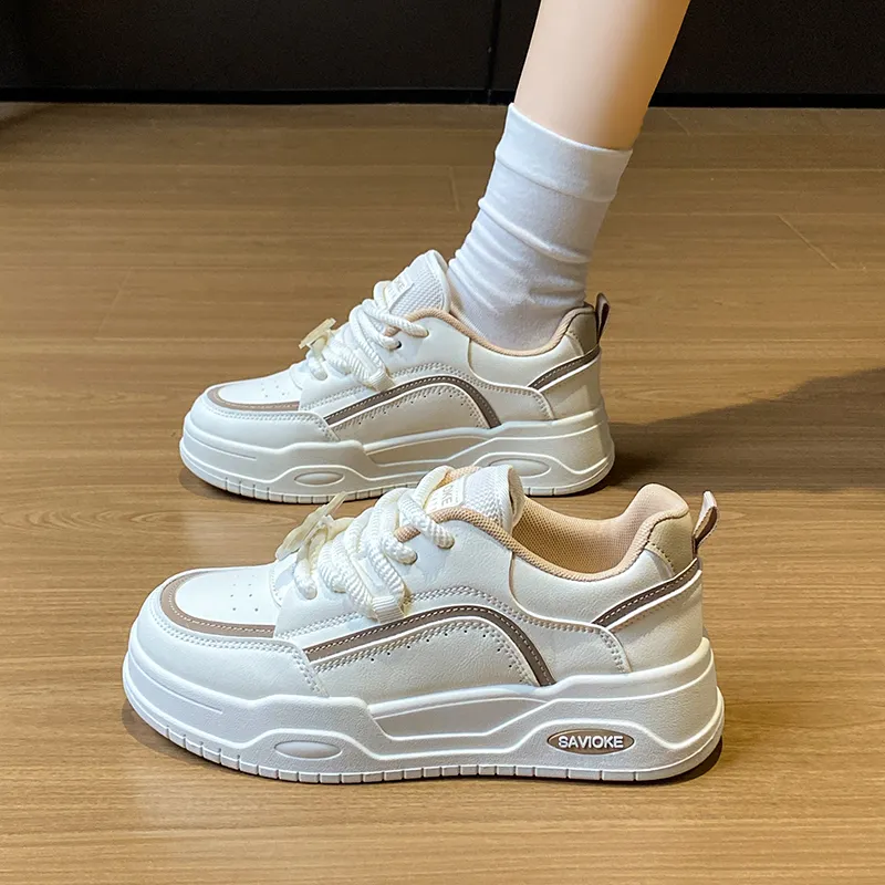 BINGO DUCK Coverage Height Increase Low Top Chunky Sneakers Women's-1
