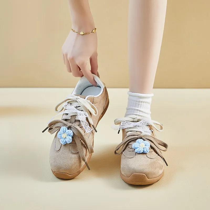 BINGO DUCK Slip Resistant Cushioning And Breathable Low Top Skateboard Shoes Women's-35
