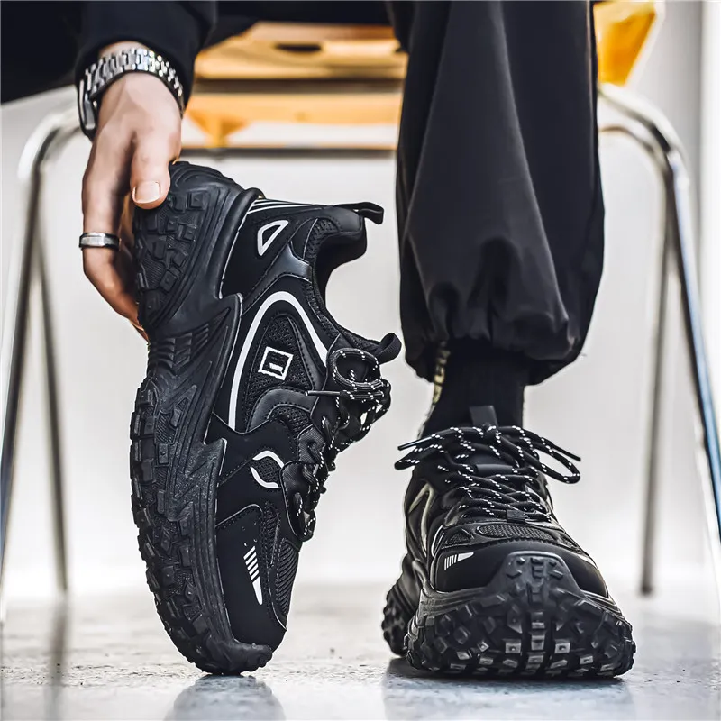 BINGO DUCK Coverage Breathable Low Top Chunky Sneakers Men's-15