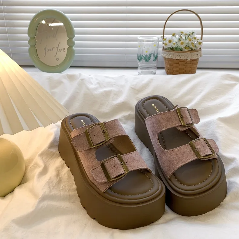 BINGO DUCK One Strap Sandals Women's-11