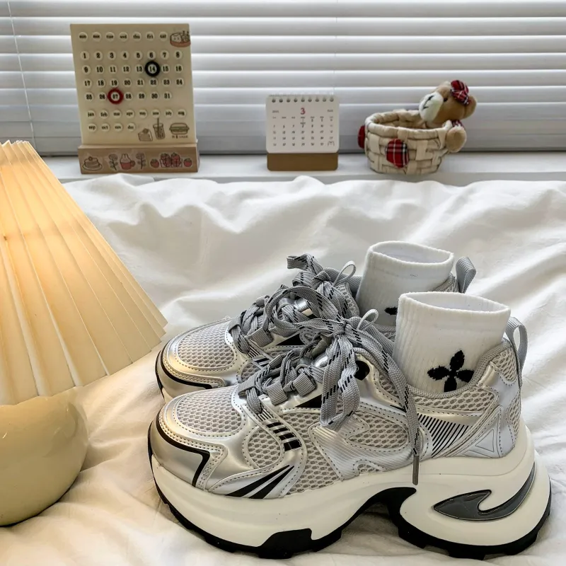 JimiXiong Low Top Chunky Sneakers Women's-3