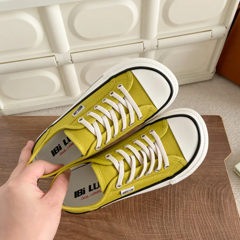 JimiXiong Breathable Low Top Canvas Shoes Women's-19