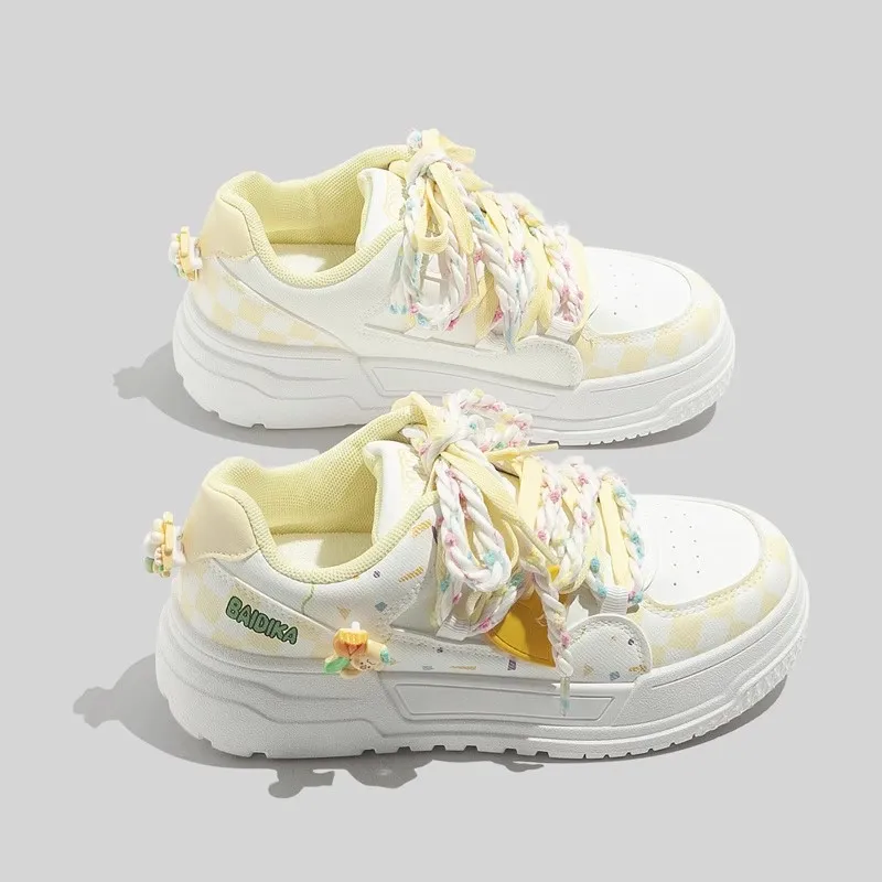 BINGO DUCK Slip Resistant And Breathable Low Top Skateboard Shoes Women's-10