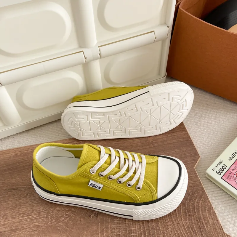 JimiXiong Breathable Low Top Canvas Shoes Women's-20