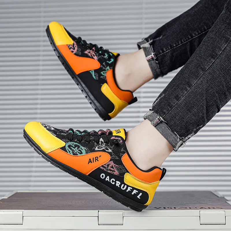 BINGO DUCK Slip Resistant Low Top Casual Shoes Men's-6