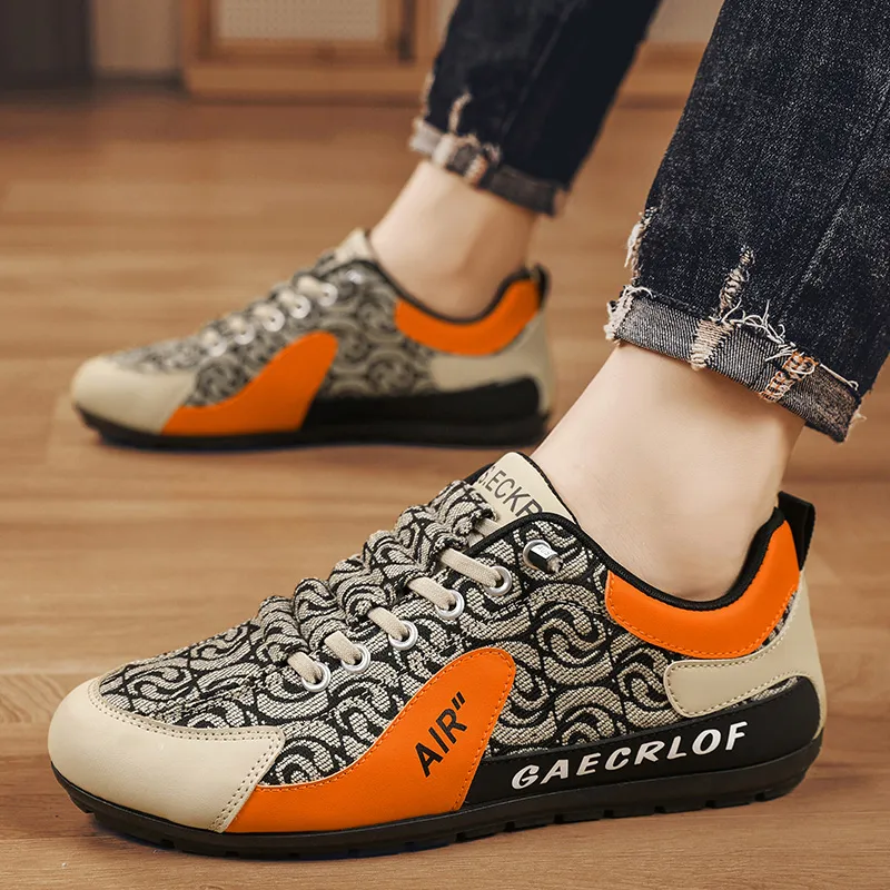 BINGO DUCK Slip Resistant Low Top Casual Shoes Men's-15