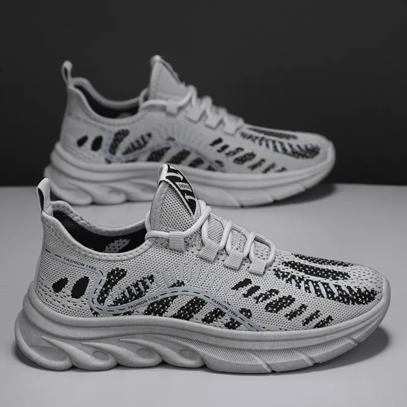 BINGO DUCK Coverage Breathable Low Top Chunky Sneakers Men's-3