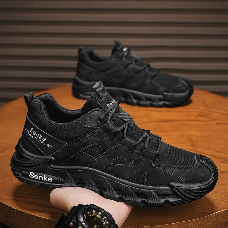 BINGO DUCK Slip Resistant Low Top Casual Shoes Men's-19