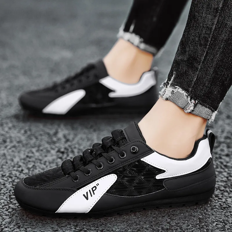 BINGO DUCK Shock Absorbers Slip Resistant Breathable Low Top Casual Shoes Men's-4