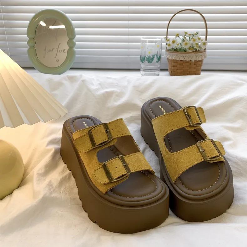 BINGO DUCK One Strap Sandals Women's-4