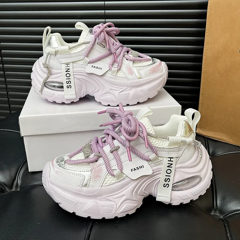 BINGO DUCK Chunky Sneakers Women's-11