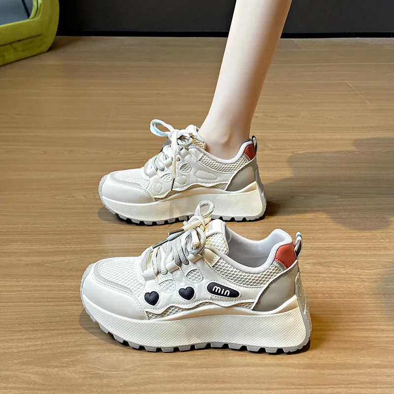 BINGO DUCK Coverage Low Top Chunky Sneakers Women's-8