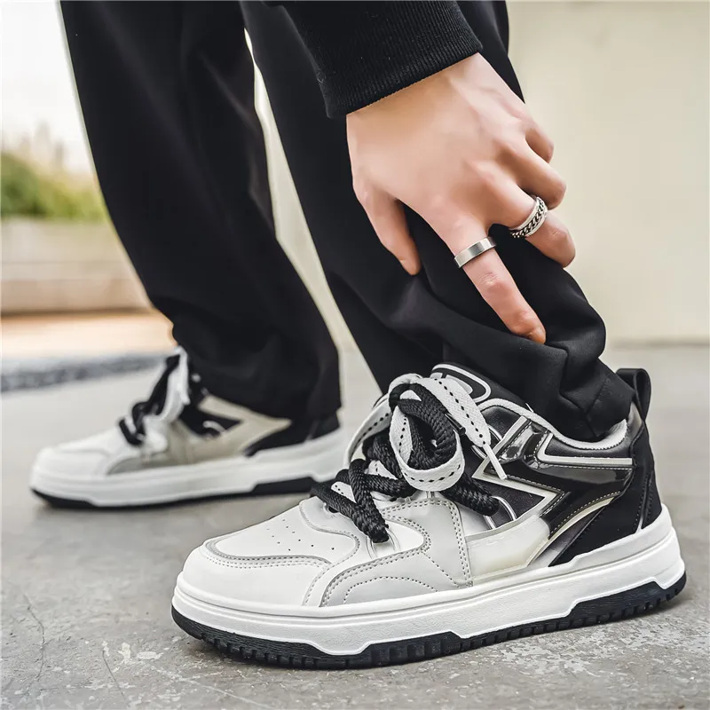 BINGO DUCK Coverage Low Top Skateboard Shoes Men's-1