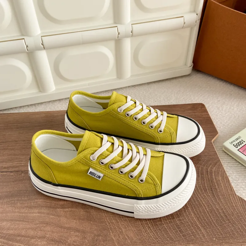 JimiXiong Breathable Low Top Canvas Shoes Women's-16
