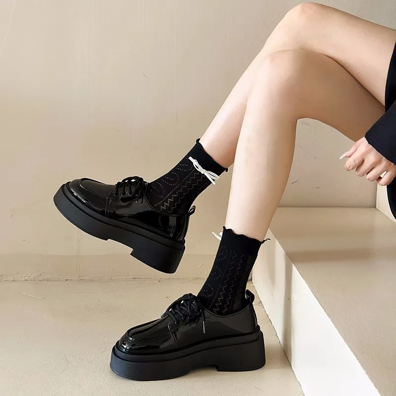 PARK DANCE Casual Single Shoes Women's Black-4