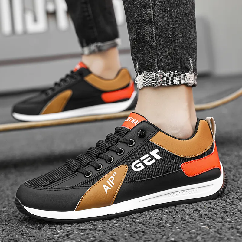 BINGO DUCK Slip Resistant Low Top Casual Shoes Men's-18