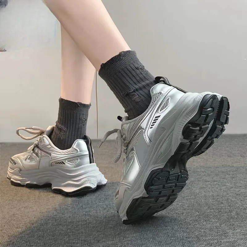 PARK DANCE Low Top Chunky Sneakers Women's-2