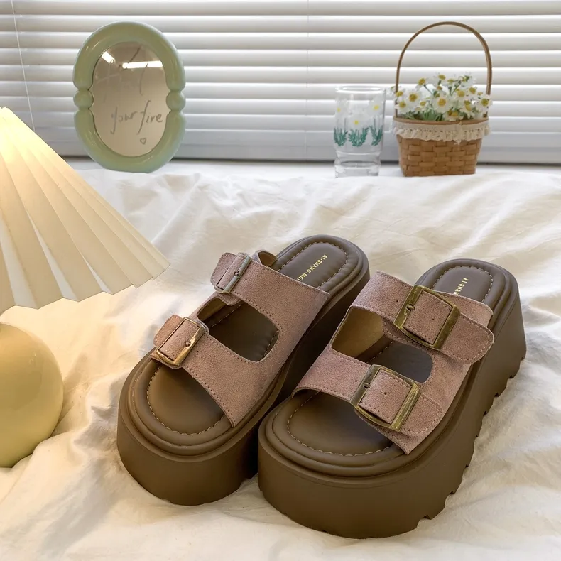 BINGO DUCK One Strap Sandals Women's-8