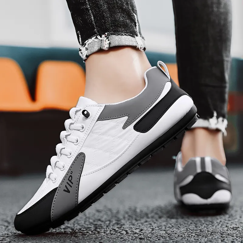 BINGO DUCK Shock Absorbers Slip Resistant Breathable Low Top Casual Shoes Men's-12
