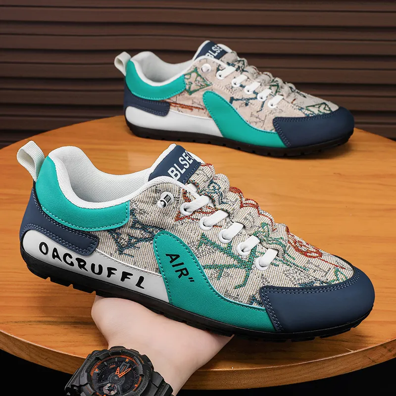 BINGO DUCK Slip Resistant Low Top Casual Shoes Men's-15