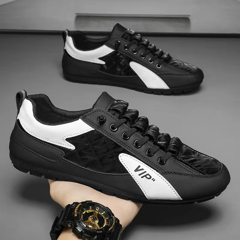 BINGO DUCK Shock Absorbers Slip Resistant Breathable Low Top Casual Shoes Men's-1