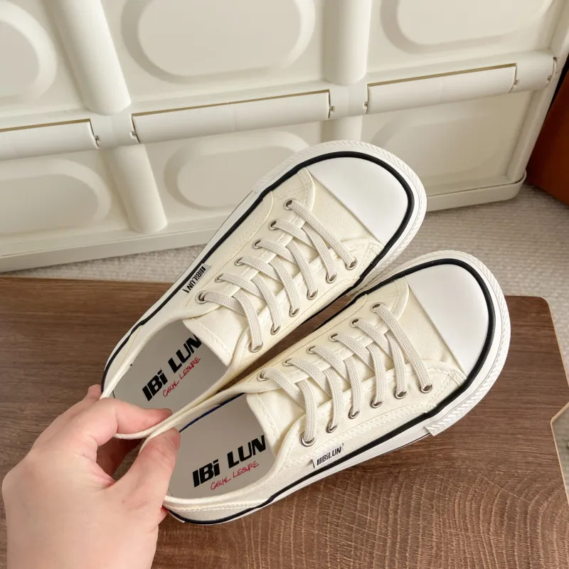 JimiXiong Breathable Low Top Canvas Shoes Women's-6