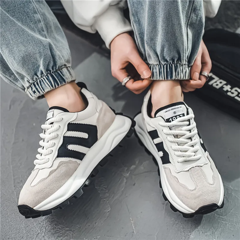 BINGO DUCK Coverage Mid Top Chunky Sneakers Men's-16
