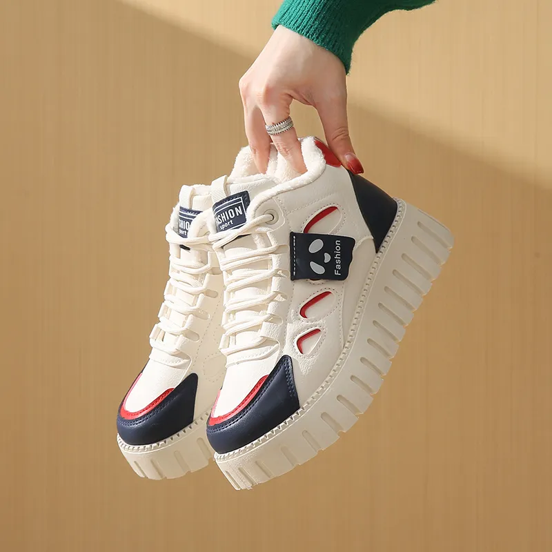 BINGO DUCK Height Increasing High Top Casual Shoes Women's-7