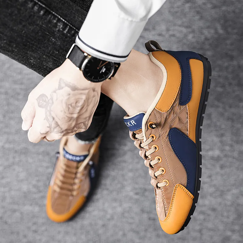 BINGO DUCK Slip Resistant, Breathable, Lightweight Low Top Casual Shoes Men's-9