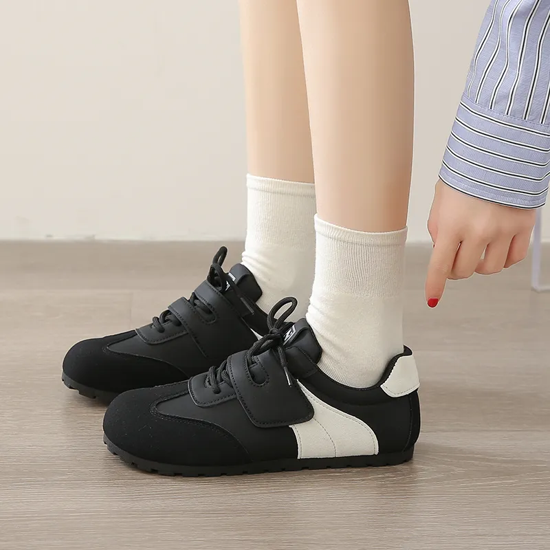 BINGO DUCK Shock Absorbers Slip Resistant Breathable Low Top Casual Shoes Women's-17
