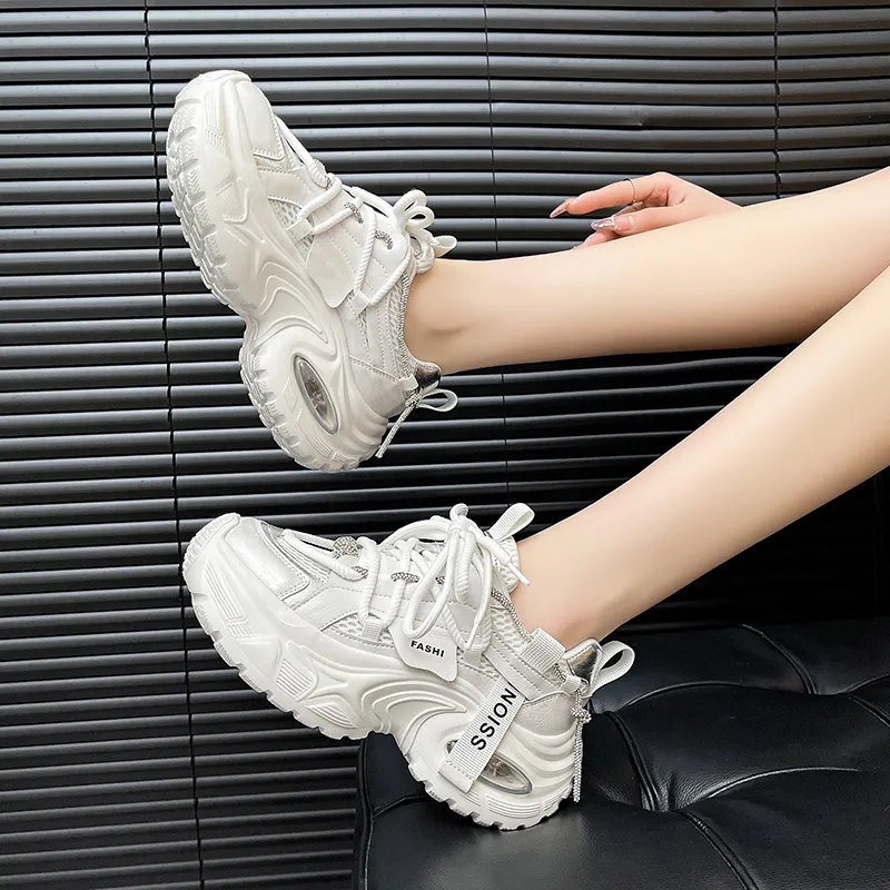 BINGO DUCK Chunky Sneakers Women's-17