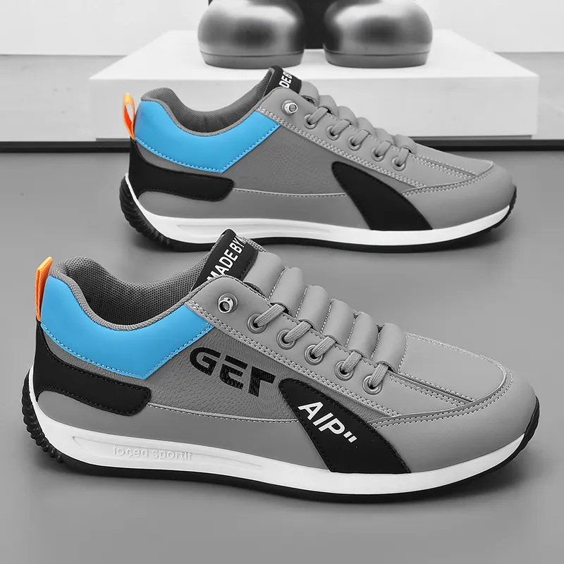 BINGO DUCK Slip Resistant Breathable Cushioning Low Top Casual Shoes Men's-8