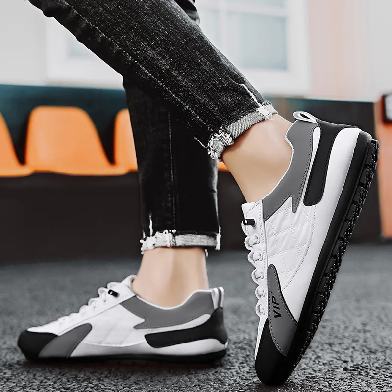 BINGO DUCK Shock Absorbers Slip Resistant Breathable Low Top Casual Shoes Men's-11