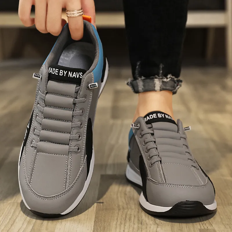 BINGO DUCK Slip Resistant Breathable Cushioning Low Top Casual Shoes Men's-9