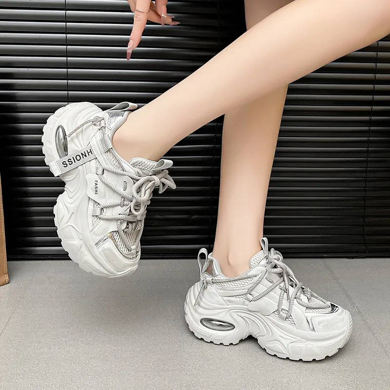 BINGO DUCK Chunky Sneakers Women's-5