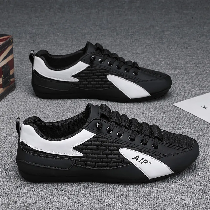 BINGO DUCK Shock Absorbers Low Top Skateboard Shoes Men's-1