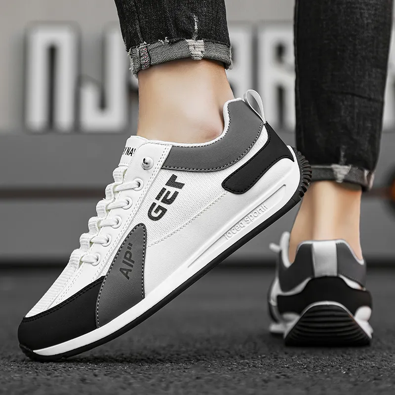 BINGO DUCK Slip Resistant Low Top Casual Shoes Men's-5