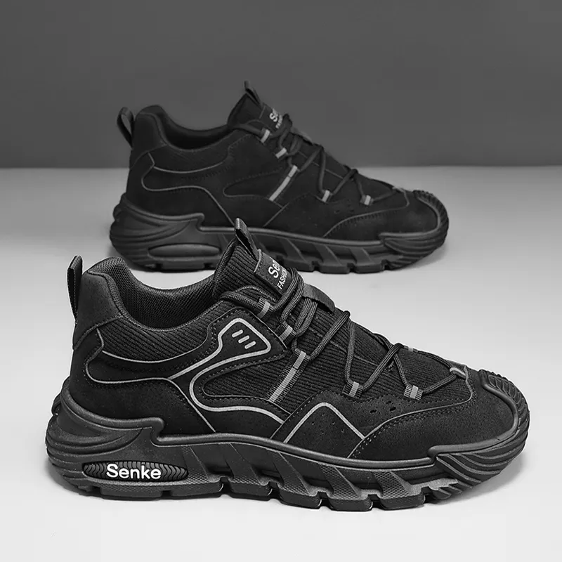 BINGO DUCK Slip Resistant And Breathable Low Top Casual Shoes Men's-5